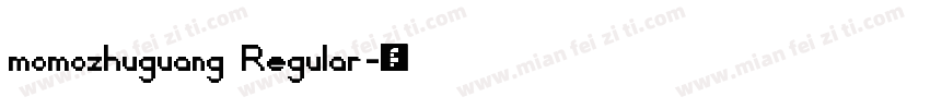 momozhuguang Regular字体转换
